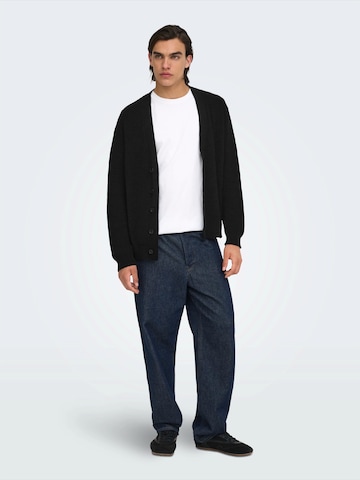 Only & Sons Вязаная кофта 'ONSROME' в Черный
