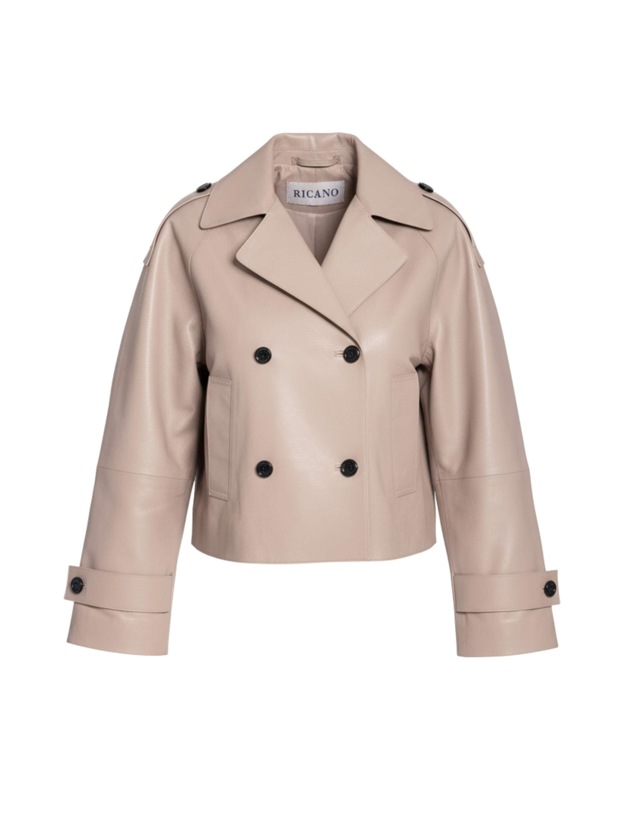 RICANO Jacke 'Yvette' in Beige: Vorderseite