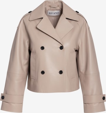 RICANO Jacke 'Yvette' in Beige: Vorderseite