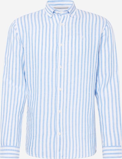 JACK & JONES Button Up Shirt 'MAZE' in Blue denim / White, Item view