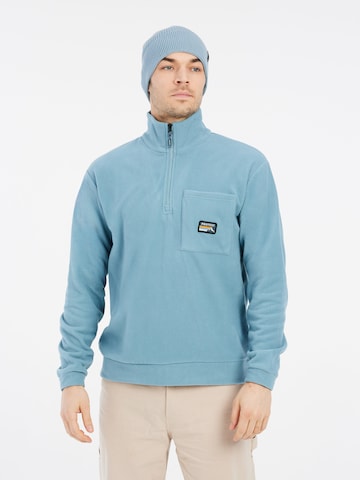PROTEST Athletic Sweatshirt 'PRTPAXTON' in Blue: front