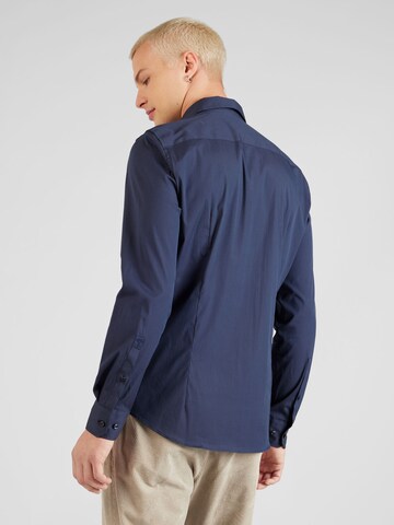 JOOP! Slim fit Overhemd 'Pit' in Blauw