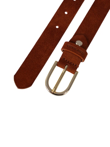 carisco Belt 'Woman Basic Suede' in Brown