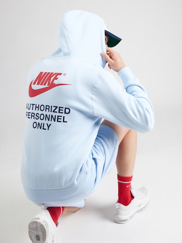 Nike Sportswear Sweat jacket in Blue: front