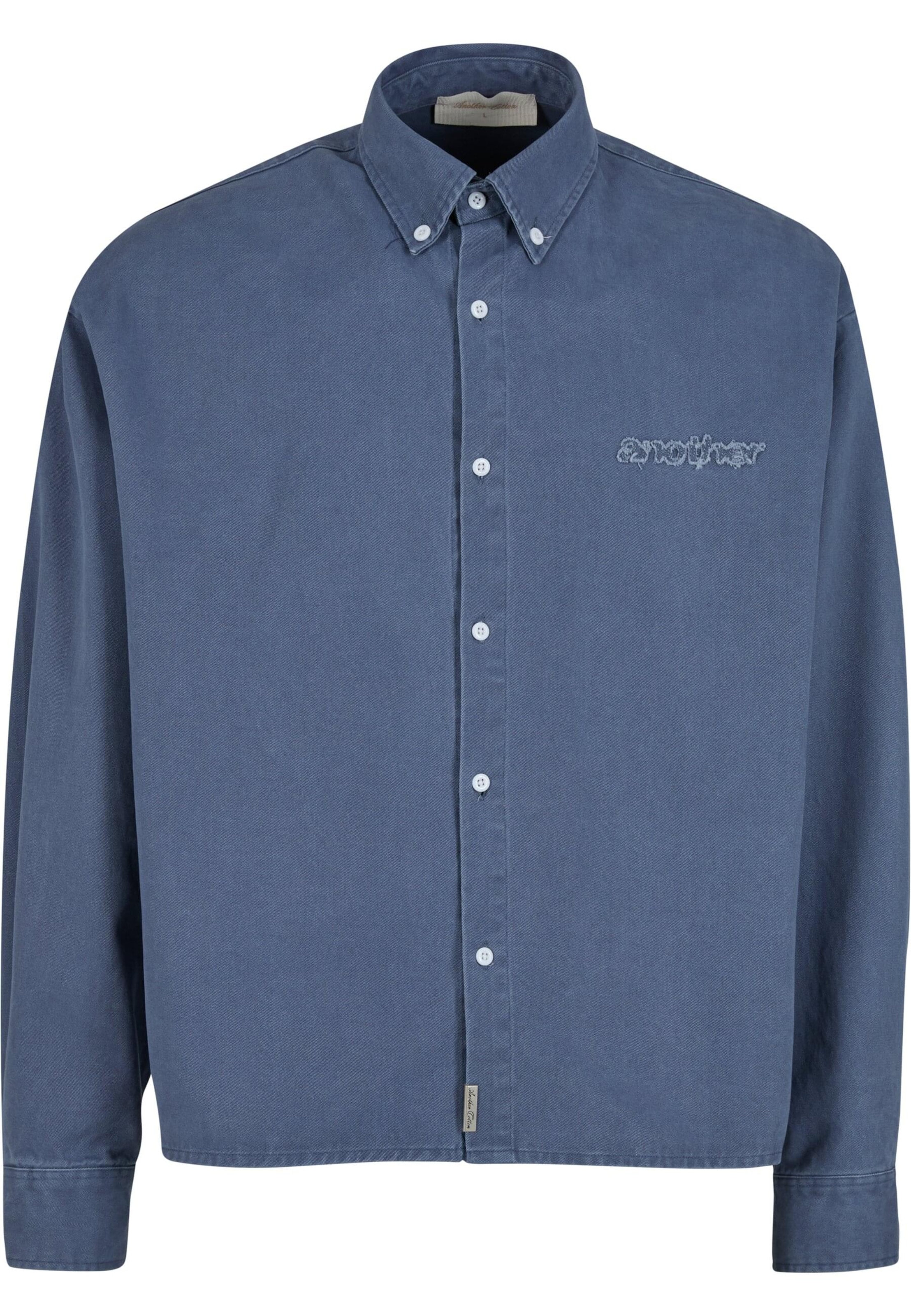 Comfort fit Camicia 'Everyday' di Another Cotton Lab in blu: frontale