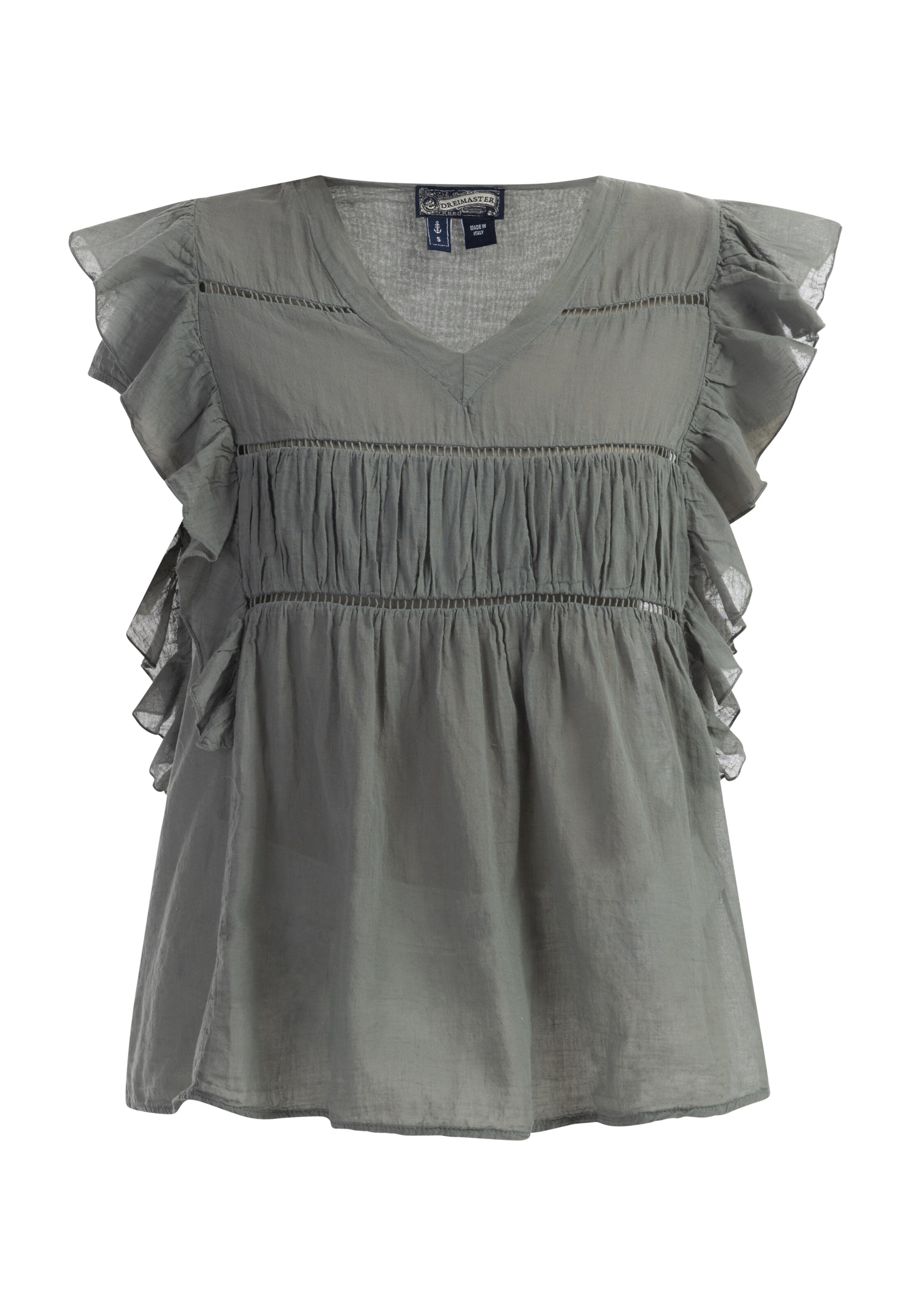 DreiMaster Vintage Blúz - zöld: elől