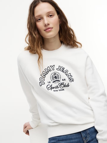 Tommy Jeans - Sudadera 'HERITAGE' en blanco