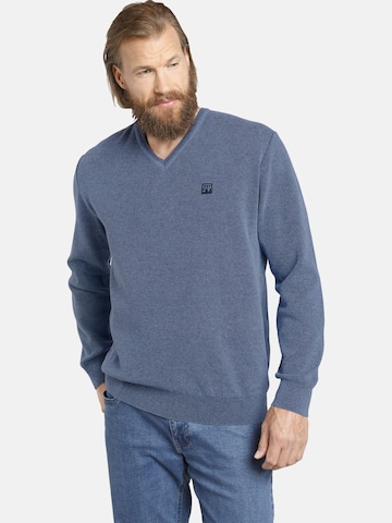 Jan Vanderstorm Sweater 'Keimo' in Blue: front