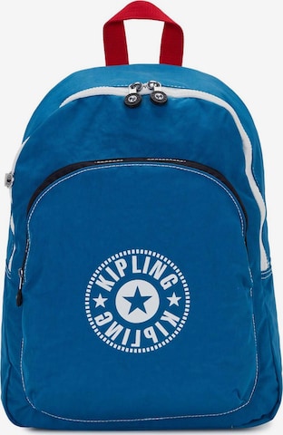 KIPLING - Mochila 'Curtis' em azul: frente