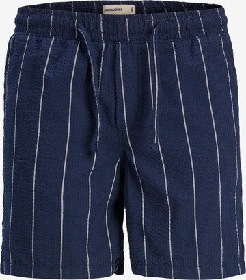 JACK & JONES Trousers 'Jeff' in Blue: front