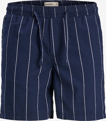 Regular Pantalon 'Jeff' JACK & JONES en bleu : devant