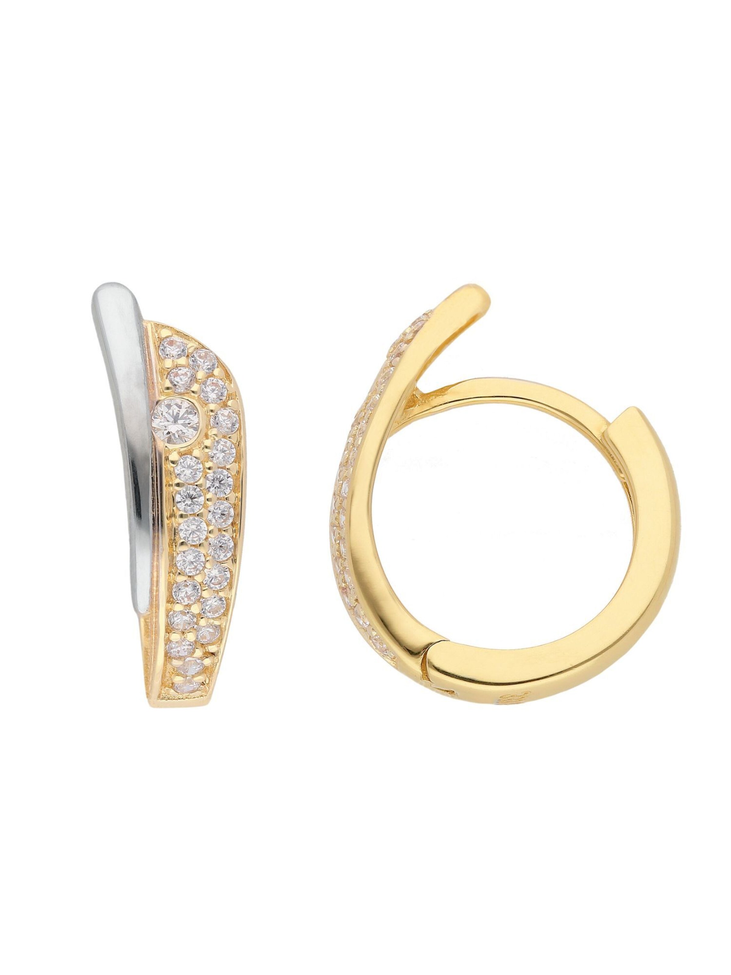 Adelia´s Ohrringe in Gold: Vorderseite