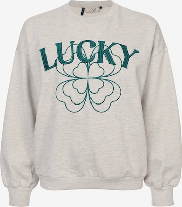 Sweat-shirt Looxs Revolution en gris : devant