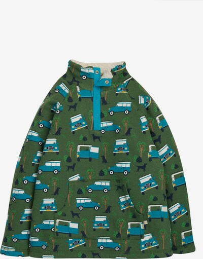 Frugi Prechodná bunda - modrá / námornícka modrá / kaki / trávovo zelená / biela, Produkt