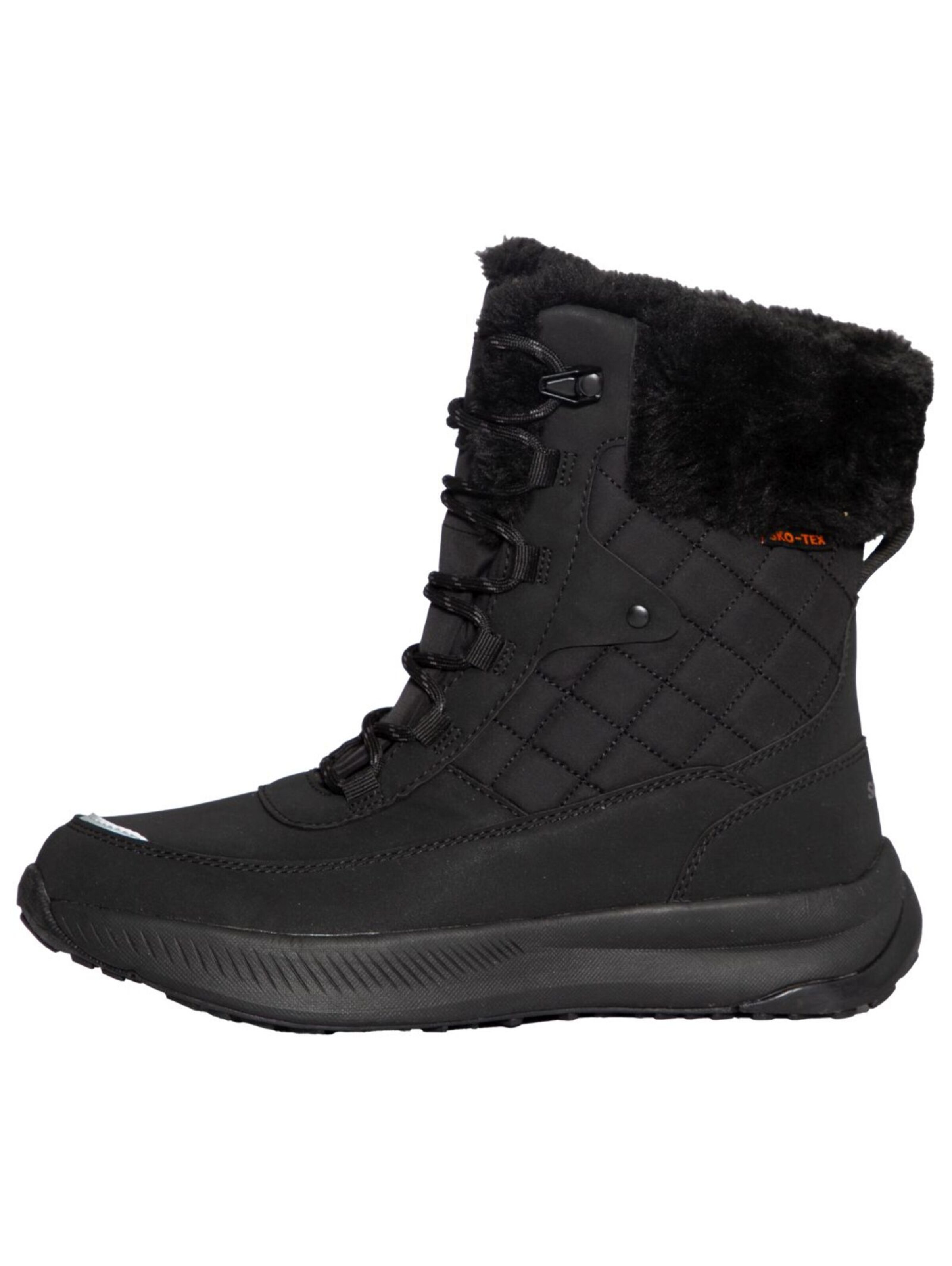 SKOGAN Snow boots in Black: side