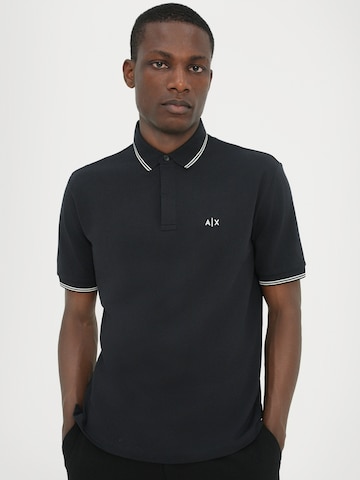 ARMANI EXCHANGE Poloshirt in Schwarz