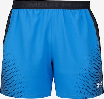 UNDER ARMOUR Workout Pants 'Vanish' in Blue: front