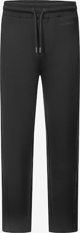 Regular Pantalon Karl Lagerfeld en noir : devant