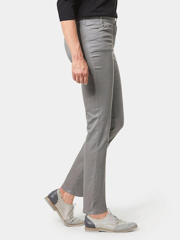 Regular Pantalon 'Carla' Goldner en gris