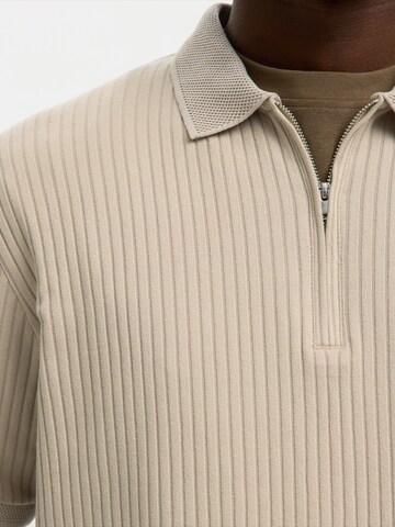 T-Shirt 'SLHFave' SELECTED en beige