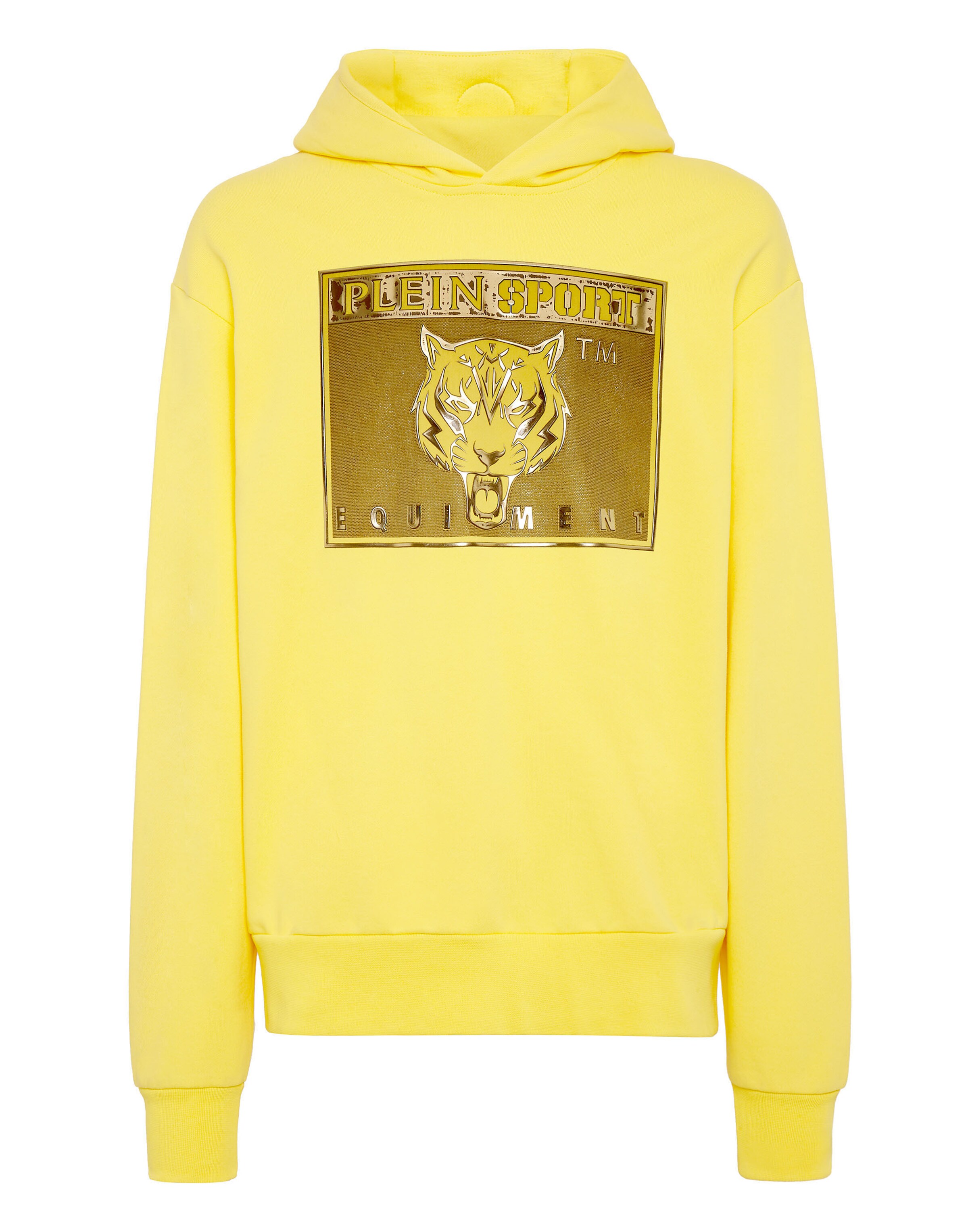 Plein Sport - Sudadera 'Tiger' en amarillo: frente