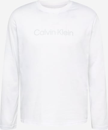 Calvin Klein Performance Functioneel shirt in Wit: voorkant
