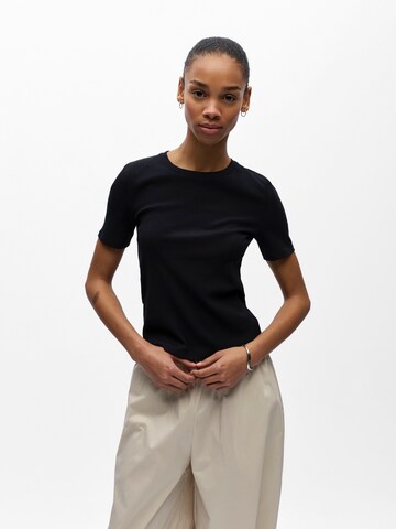 OBJECT T-Shirt 'OBJMoli' in Schwarz: Vorderseite