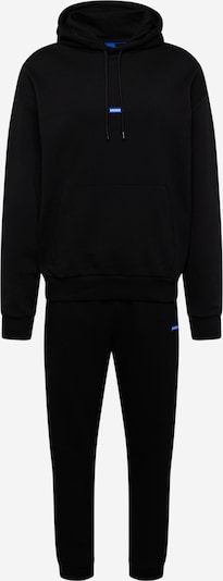 HUGO Sweat suit 'NalonsoNap' in Blue / Black / White, Item view
