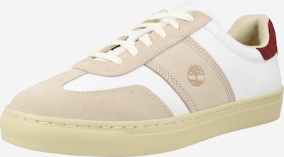 TIMBERLAND Matalavartiset tennarit värissä beige / tummanpunainen / valkoinen, Tuotenäkymä