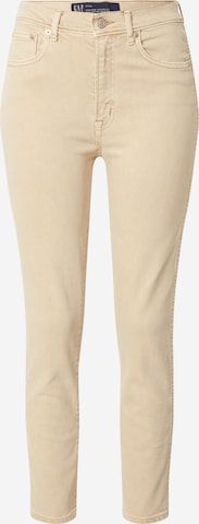 GAP Slim fit Jeans in Beige: front