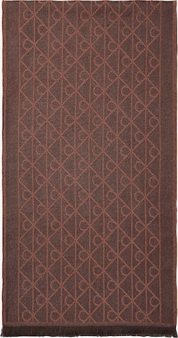 Calvin Klein Scarf in Brown: front