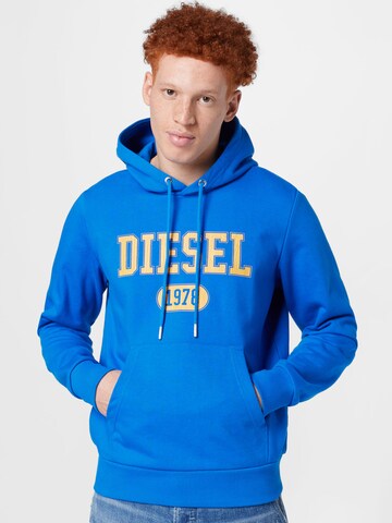 DIESEL Sweatshirt 'GINN' in Blue: front