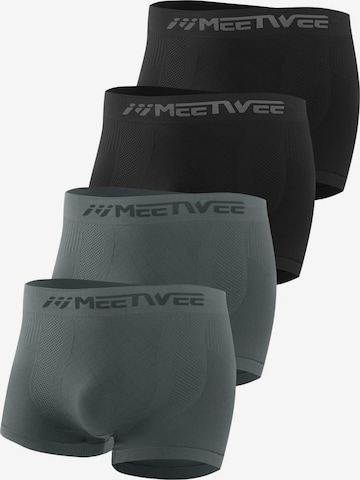 MEETWEE Boxershorts '4-Pack Men's Underwear' in Grijs: voorkant