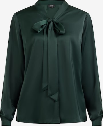 usha BLACK LABEL Blouse in Groen: voorkant