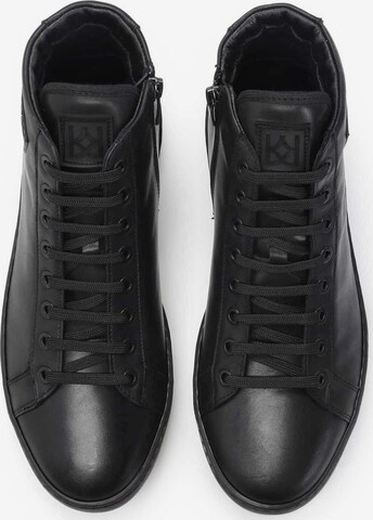 Kazar High-Top Sneakers in Black