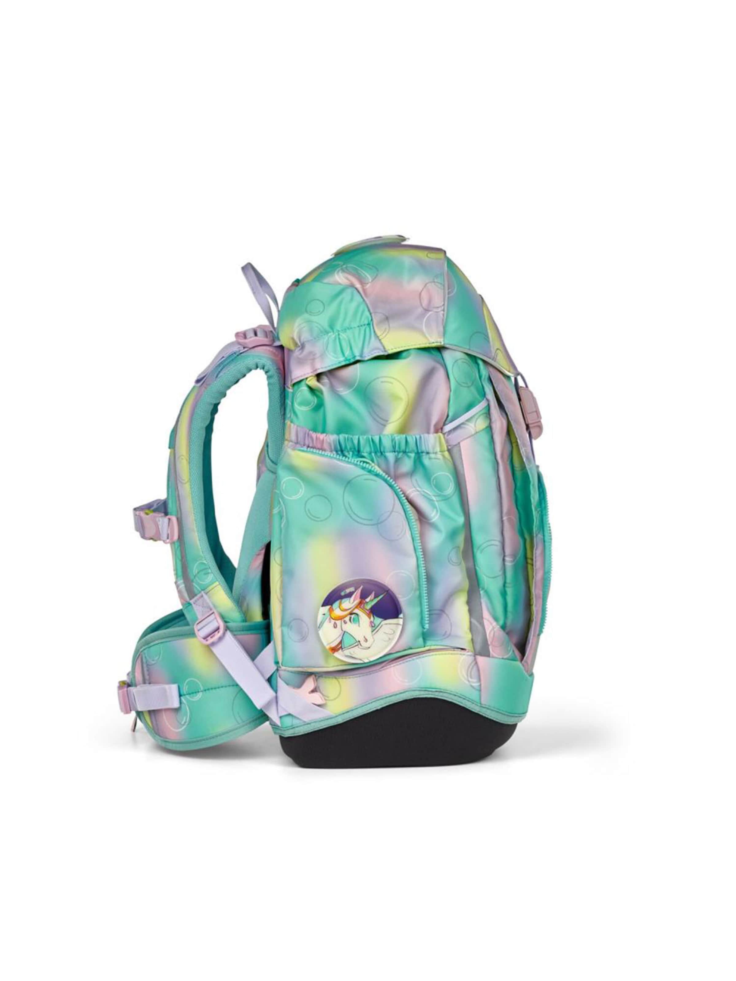 ergobag Backpack 'Maxi Schulrucksack Set 6tlg.' in Blue