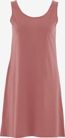 Organication Nachthemd in Pink: Vorderseite