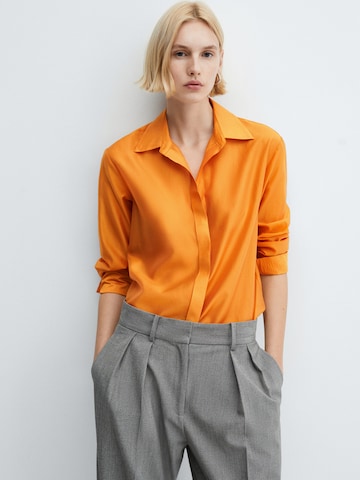 MANGO Bluse 'MALVA' in Orange: predná strana