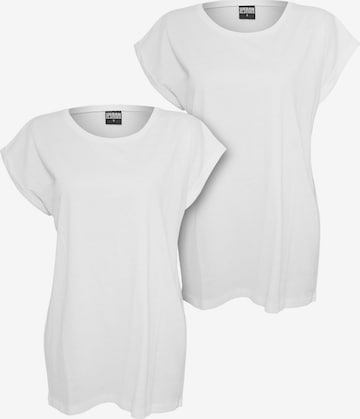 Urban Classics - Camiseta en blanco: frente