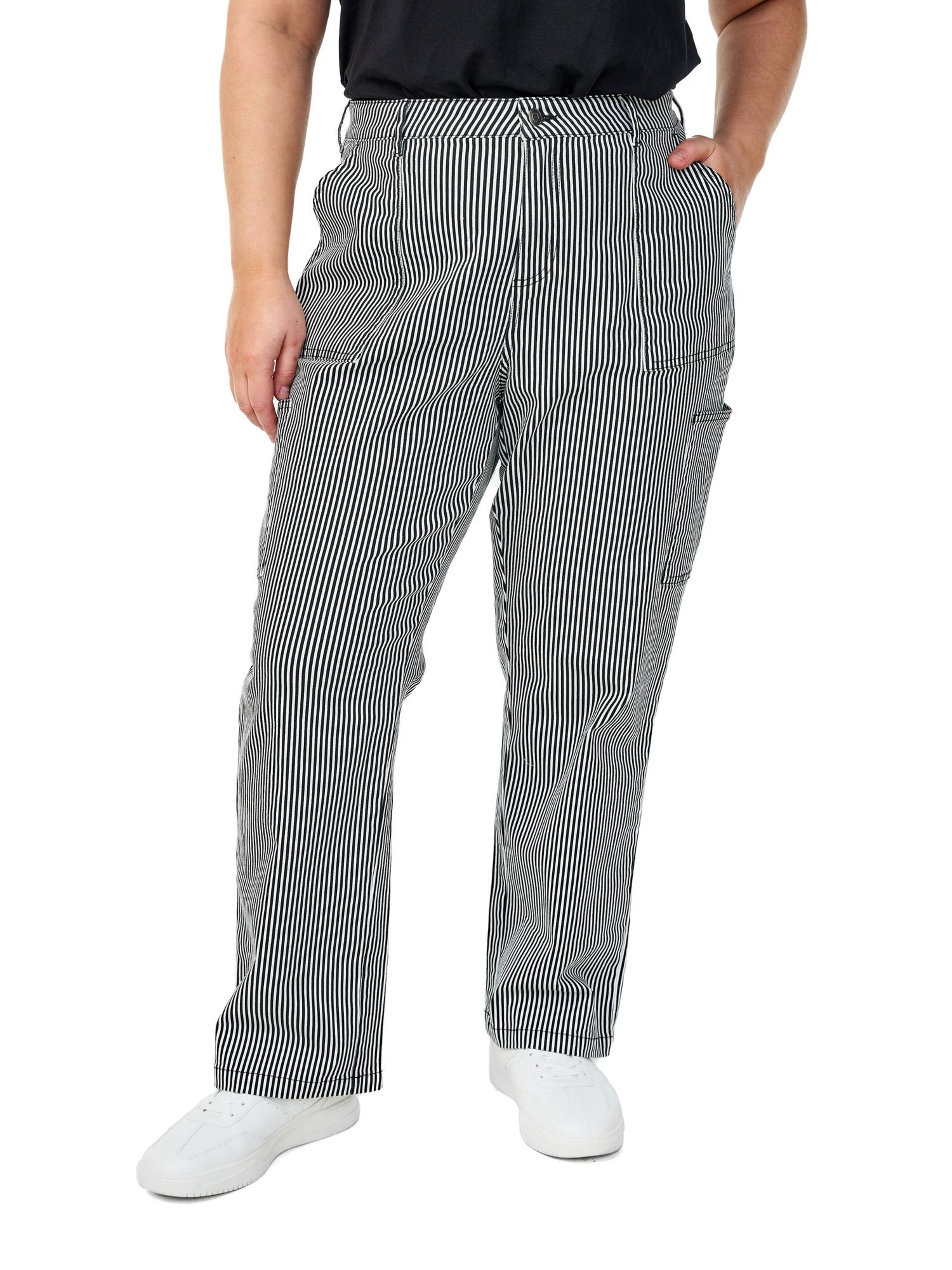 Zizzi Свободный крой Джинсы-карго в Смешанный: спереди