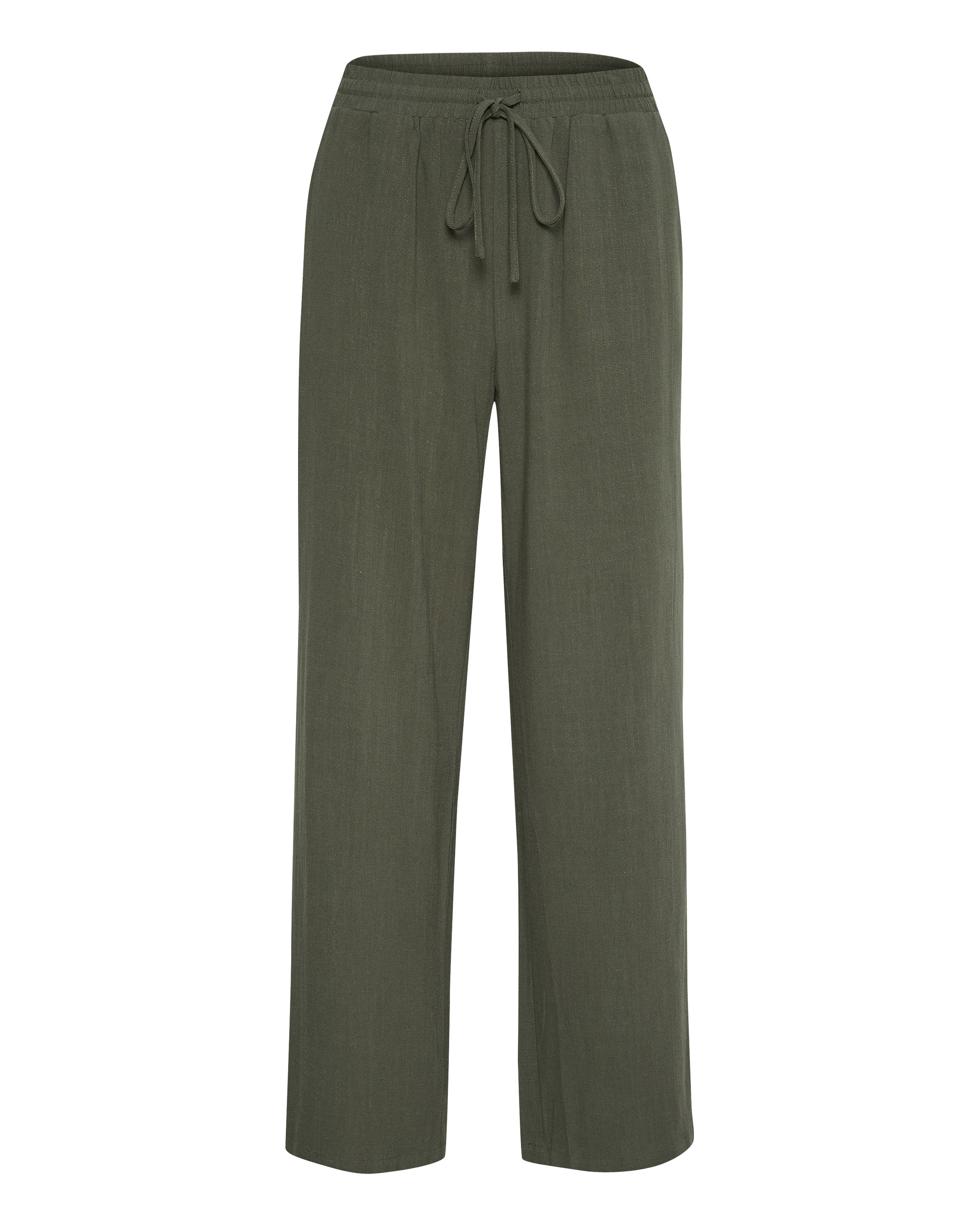 Love Copenhagen Loose fit Trousers 'Kamri' in Green: front