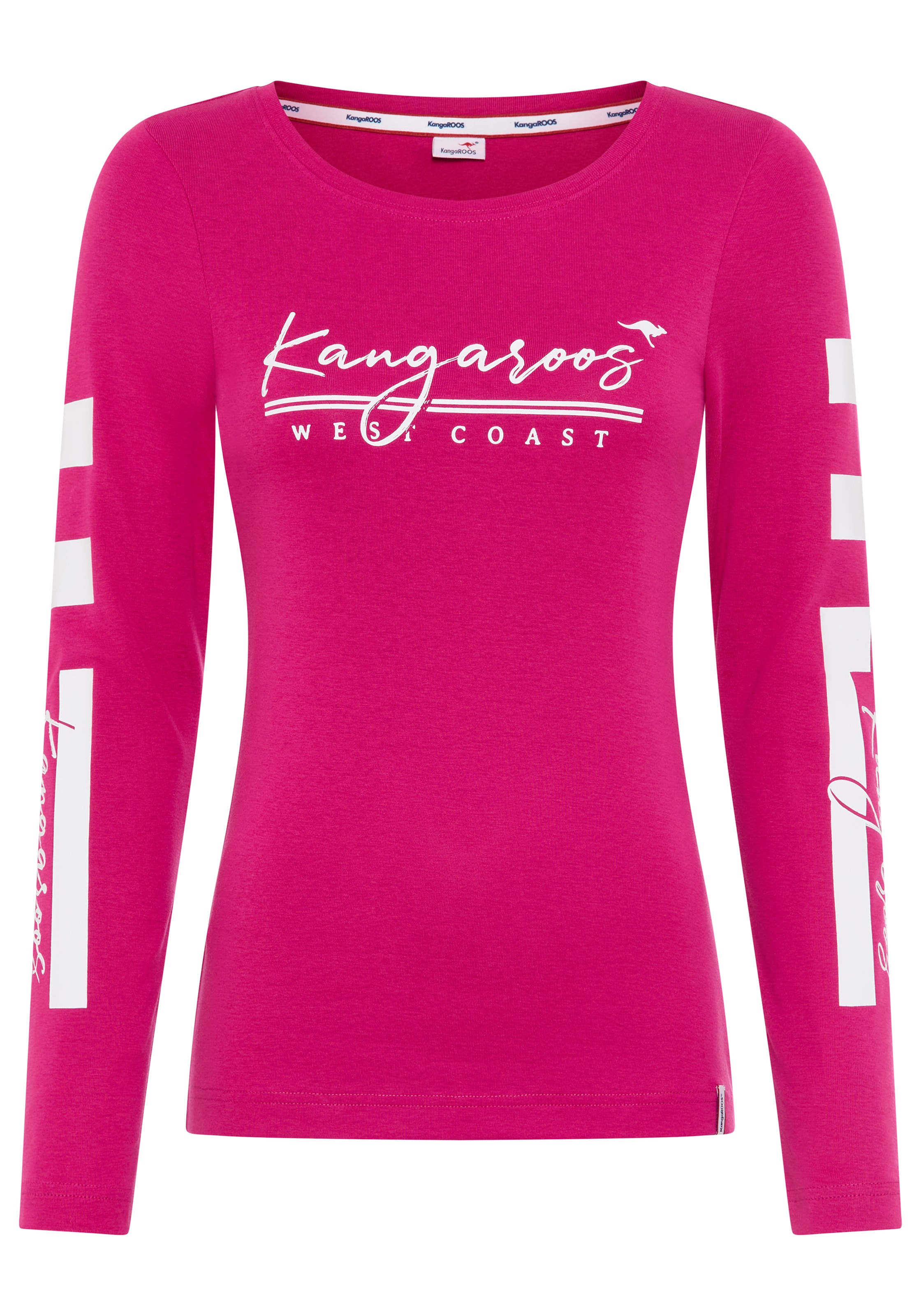 KangaROOS Shirt in Pink: front