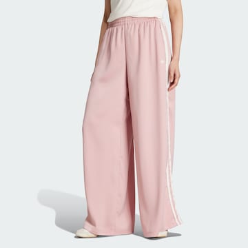 Wide leg Pantaloni de la ADIDAS ORIGINALS pe roz: față