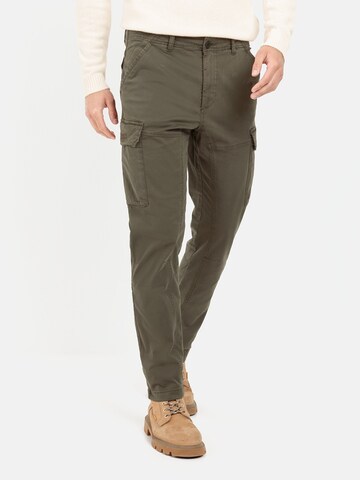 CAMEL ACTIVE Tapered Tapered Fit Cargo Hose in Grün: predná strana