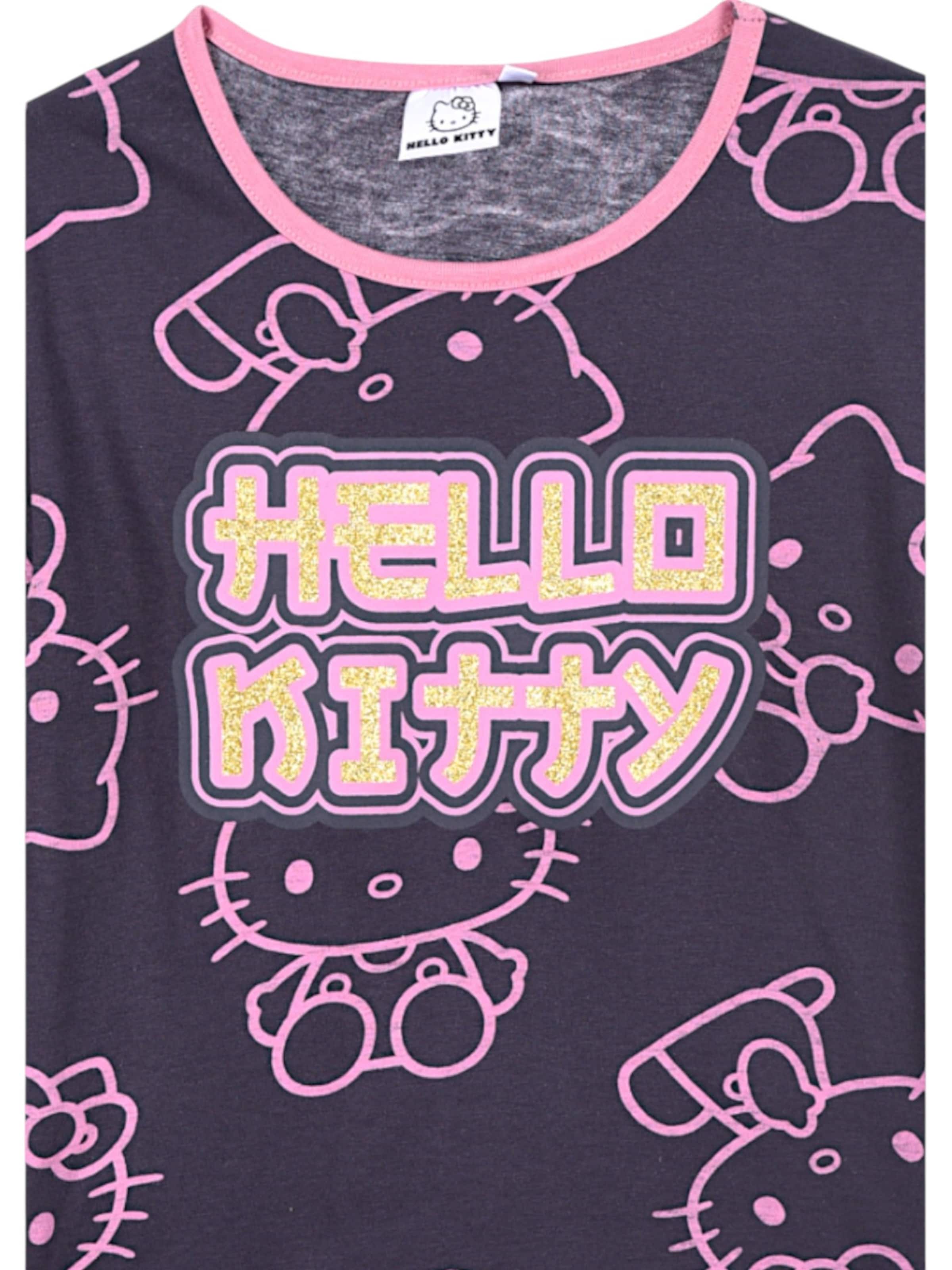 HELLO KITTY Shirt 'Hello Kitty' in Grey