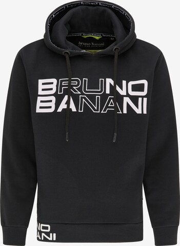 BRUNO BANANI Sweatshirt 'Brooks' in Black: front