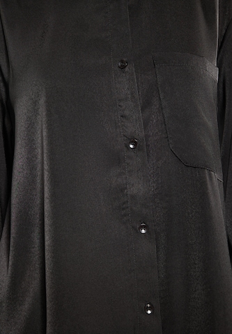 usha BLACK LABEL Shirt Dress in Black