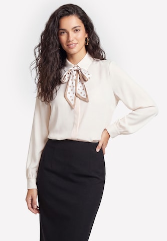 Chemisier usha BLACK LABEL en beige : devant