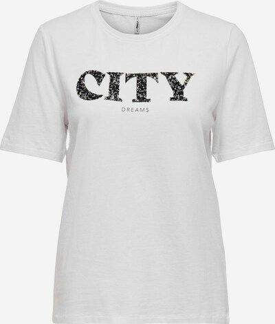 ONLY Camiseta 'ONLBINA' en gris / blanco, Vista del producto