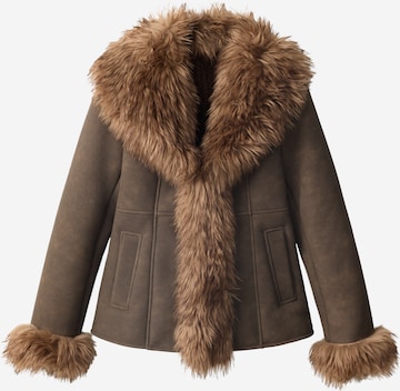 Veste d’hiver 'FURBY' MANGO en marron : devant